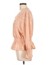 She + Sky 100% Polyester Orange Long Sleeve Blouse Size L - photo 5