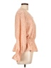 She + Sky 100% Polyester Orange Long Sleeve Blouse Size L - photo 4