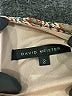 David Meister Chevron-herringbone Gray Cocktail Dress Size 2 - photo 4