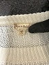 Hem & Thread Stripes White Pullover Sweater Size S - photo 7