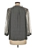 Vince Camuto 100% Polyester Print Black Gray 3/4 Sleeve Blouse Size M - photo 2
