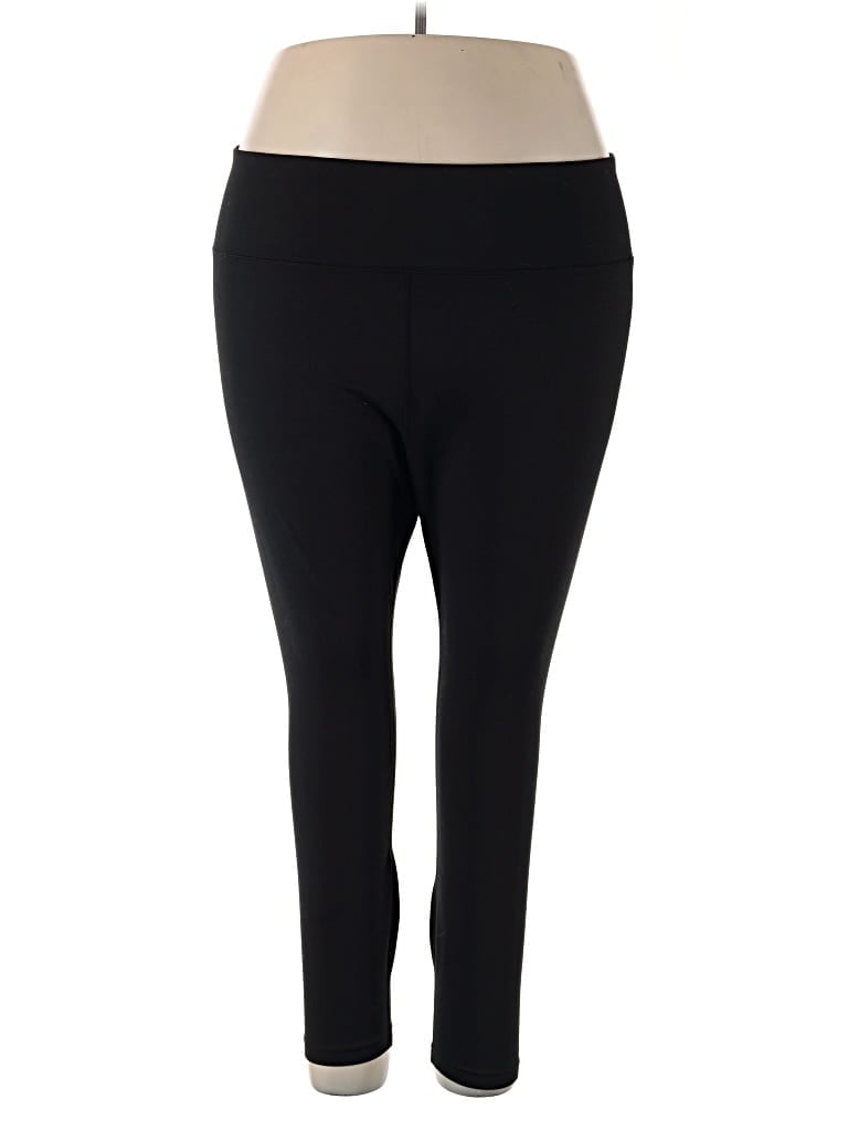 Pre-owned Lands' End Active Pants In Black