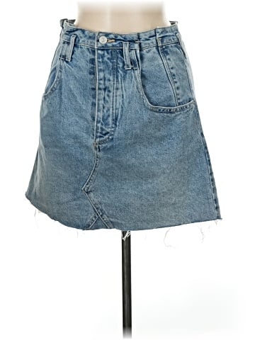 We the Free Denim Skirt (view 1)