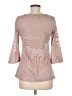 BKE Tan 3/4 Sleeve Top Size M - photo 2