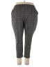 Nine West Plaid Gray Casual Pants Size XXL s - photo 2