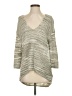 Express Outlet Metallic Silver Pullover Sweater Size XS - photo 1