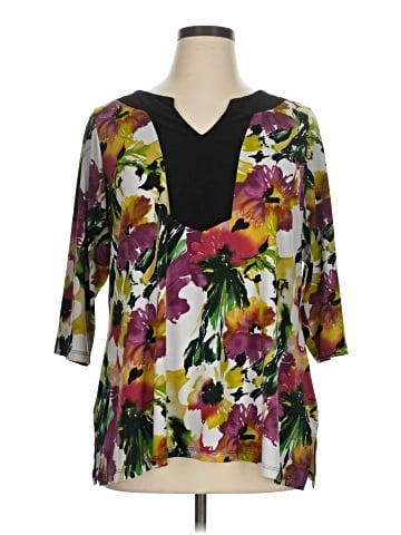 Susan Lawrence 3/4 Sleeve Blouse (view 1)