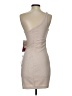 Emerald Sundae Metallic Tan Cocktail Dress Size S - photo 2