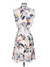 Amour Vert 100% Polyester Floral White Cocktail Dress Size XS - photo 2
