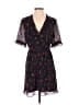 Madewell 100% Polyester Floral Black Casual Dress Size 2 - photo 1