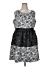 Doe & Rae 100% Polyester Black Cocktail Dress Size 1X - photo 1