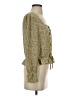 Allegra K 100% Polyester Yellow 3/4 Sleeve Blouse Size S - photo 4