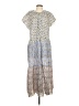 Zara Print Blue Casual Dress Size S - photo 1