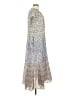 Zara Print Blue Casual Dress Size S - photo 4