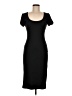 Planet Gold Solid Black Cocktail Dress Size M - photo 1