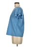 Shein Blue Short Sleeve Top Size 6 - photo 5