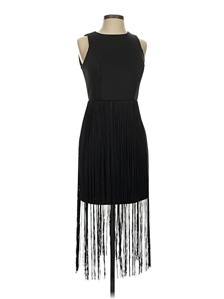 Pre-owned Bebe Cocktail Dress In Black