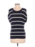 The Workshop 100% Polyester Stripes Blue Sweater Vest Size S - photo 1