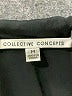 Collective Concepts 100% Polyester Solid Black Cocktail Dress Size M - photo 7