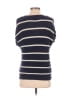 The Workshop 100% Polyester Stripes Blue Sweater Vest Size S - photo 2