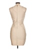 Bebe Solid Tan Cocktail Dress Size L - photo 2