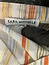 Sara Michelle Stripes Ivory 3/4 Sleeve Blouse Size XL - photo 7