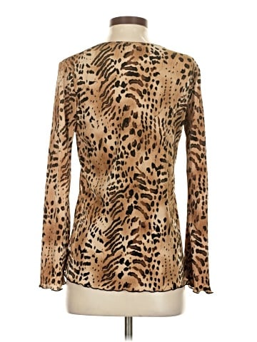 Plisse Long Sleeve Blouse (view 2)