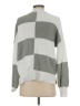 Jessica Simpson Checkered-gingham Gray Pullover Sweater Size S - photo 2