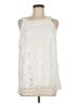 Lauren Michelle 100% Polyester Ivory Sleeveless Blouse Size M - photo 1