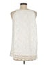 Lauren Michelle 100% Polyester Ivory Sleeveless Blouse Size M - photo 2