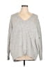 Ann Taylor LOFT Metallic Gray Pullover Sweater Size XL - photo 1