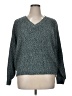 Unbranded 100% Polyester Tweed Teal Pullover Sweater Size XL - photo 1