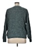 Unbranded 100% Polyester Tweed Teal Pullover Sweater Size XL - photo 2