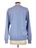 Karen Scott Solid Blue Pullover Sweater Size L - photo 2