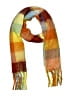 Unbranded Plaid Orange Scarf One size - photo 1