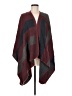 BB Dakota Burgundy Poncho One size (estimated) - photo 1