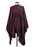 BB Dakota Burgundy Poncho One size (estimated) - photo 2