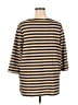Isaac Mizrahi LIVE! Stripes Tan Pullover Sweater Size 1X - photo 2