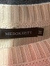 Merokeety 100% Acrylic Ivory Pullover Sweater Size M - photo 4