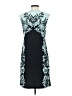 Apt. 9 Graphic Teal Blue Cocktail Dress Size S - photo 2