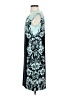 Apt. 9 Graphic Teal Blue Cocktail Dress Size S - photo 5