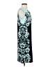 Apt. 9 Graphic Teal Blue Cocktail Dress Size S - photo 4