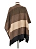 Ike Behar 100% Polyester Brown Poncho One size - photo 2