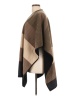 Ike Behar 100% Polyester Brown Poncho One size - photo 5