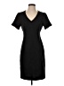 Andrew Marc Solid Black Casual Dress Size 4 - photo 1