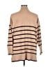 Ava & Viv Stripes Tan Pullover Sweater Size 1X - photo 2