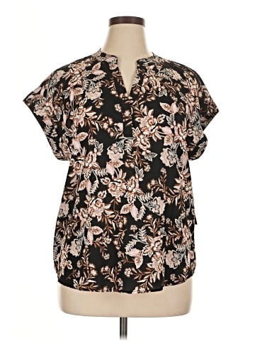 Cynthia Steffe Short Sleeve Blouse (view 1)