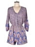 Soprano Paisley Purple Romper Size M - photo 1