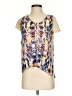 Waverly Grey Ivory Short Sleeve Blouse Size XS - photo 1