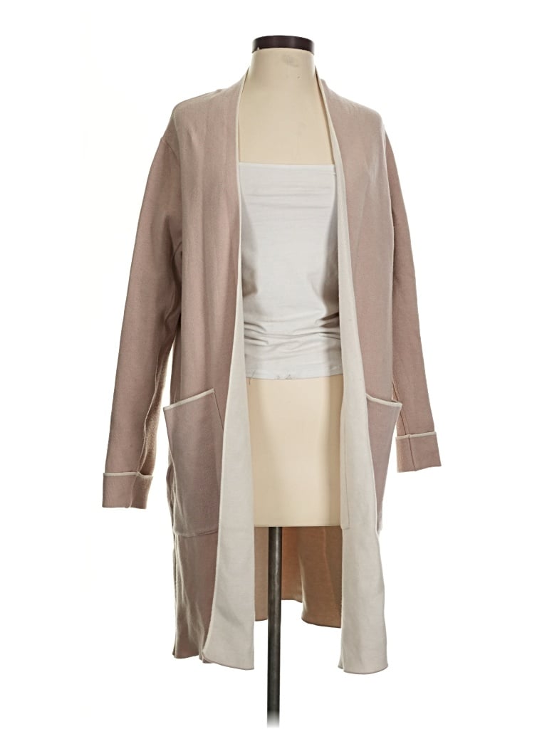 Pre-owned Zara Cardigan Sweater In Tan